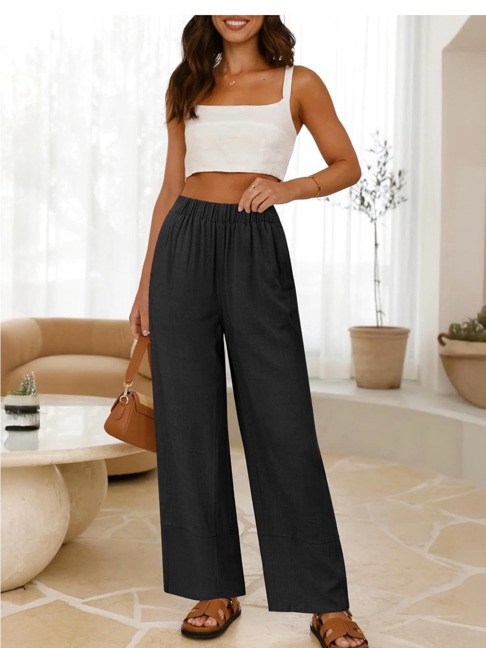 Viral Amazon Linen Wide-Leg Pants
